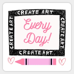 Create Art Everyday Sticker